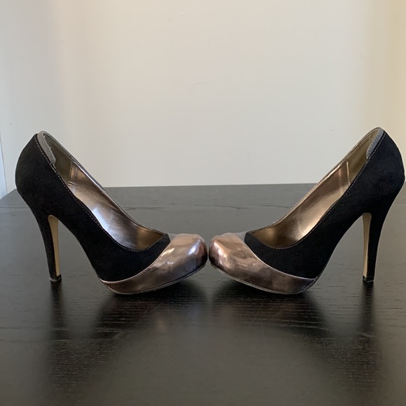 MADDEN GIRL suede, stiletto, platform heels - Picture 5 of 12